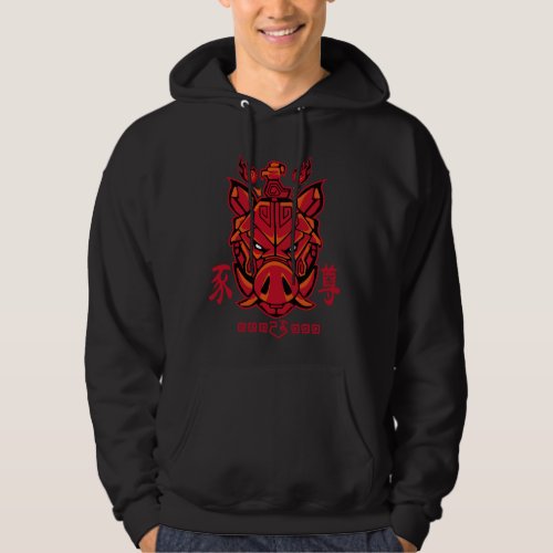 Statues of traditional Chinese animals Hoodie