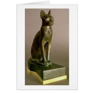 Statuette of a cat representing the goddess Bastet