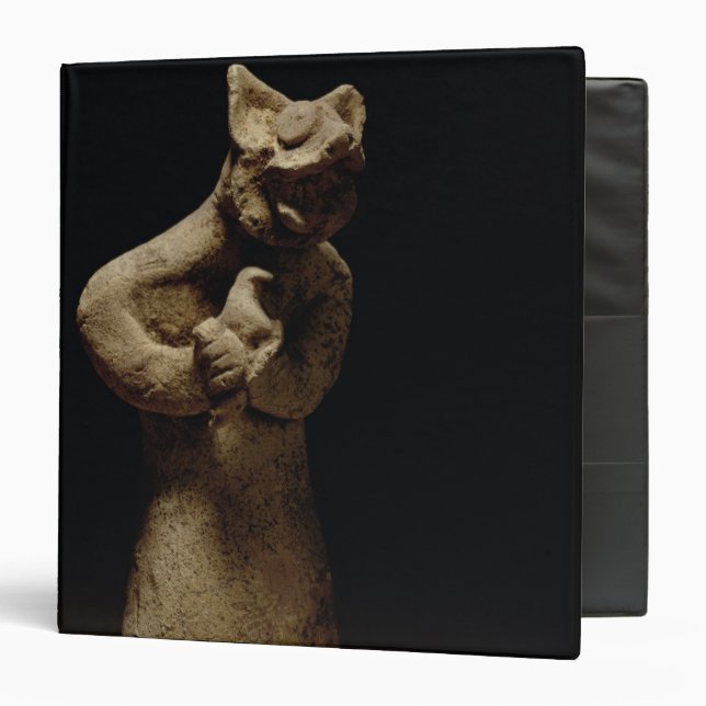 Statuette of a Lion-Headed Demon, Mesopotamia, c.5 3 Ring Binder (Front/Inside)