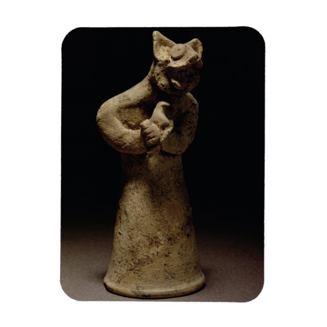 Statuette of a Lion-Headed Demon, Mesopotamia, c.5 Magnet (Vertical)