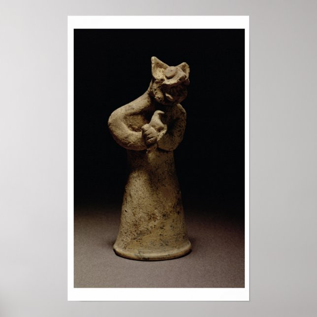 Statuette of a Lion-Headed Demon, Mesopotamia, c.5 Poster (Front)