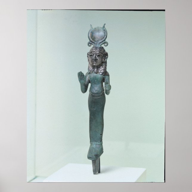 Statuette of a Phoenician goddess Poster (Front)