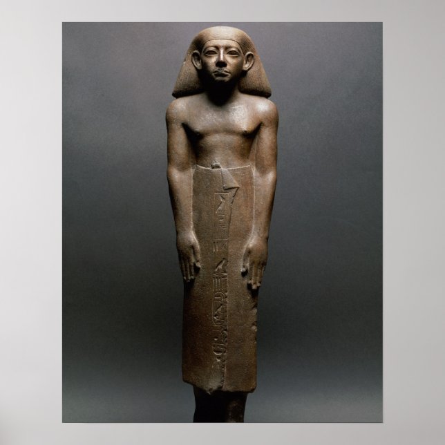 Statuette of Amenemhatankh, worker at Crocodilopol Poster (Front)