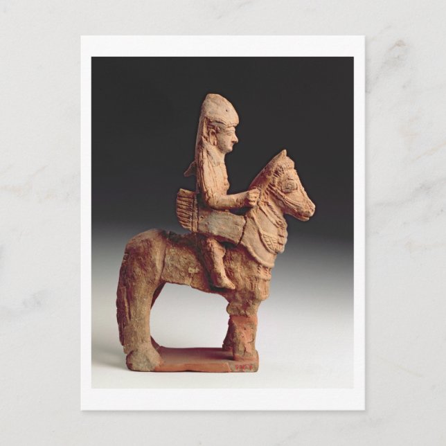 Statuette of an armed horseman, Byblos, 8th-6th ce Postcard (Front)