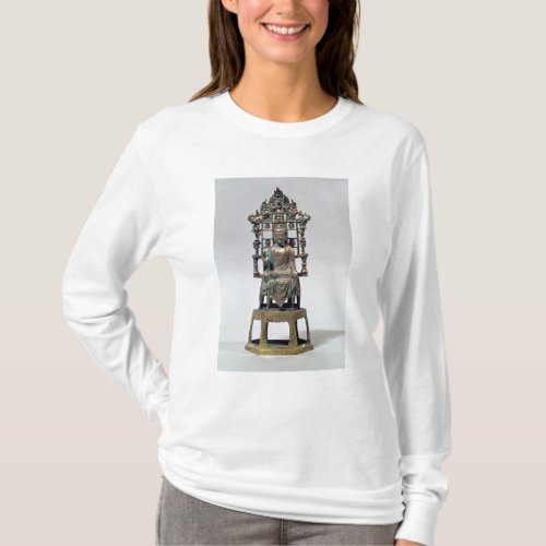 Statuette of Buddha in meditation Tang T_Shirt