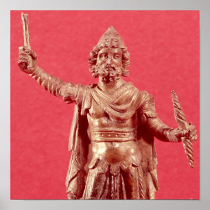 Statuette of Jupiter Dolichenus Poster