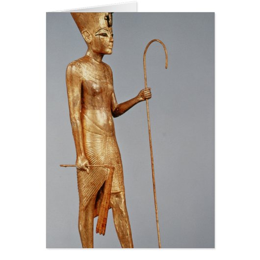 Statuette of king wearing the red crown of (Front)