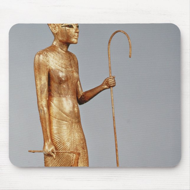 Statuette of king wearing the red crown of mouse pad (Front)