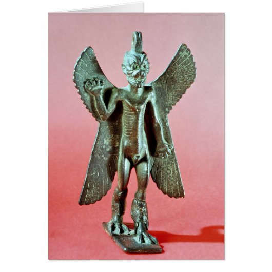 Statuette of Pazuzu, an Assyrian wind demon Cards (Front)