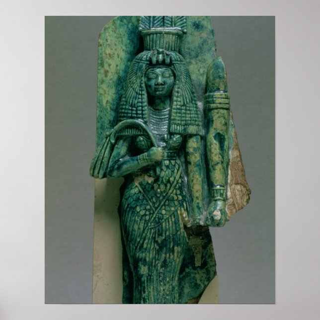 Statuette of Queen Tiye, wife of Amenophis III, Ne Poster (Front)