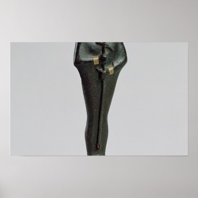 Statuette of the god Ptah Poster (Front)