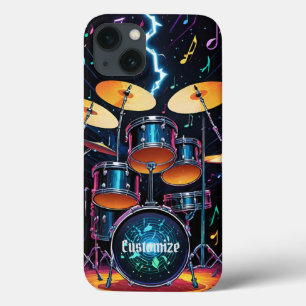Status Cymbals Drum Set iPhone 13 Case