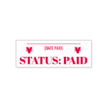 [ Thumbnail: "Status: Paid" & Yen Sign Rubber Stamp ]