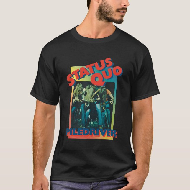 Status Quo Piledriver Gradient T-Shirt (Front)