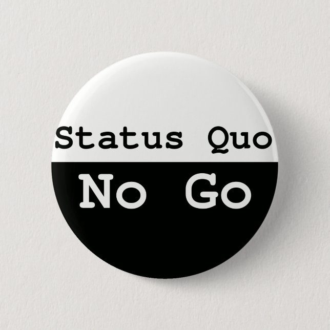 Status Quo Pinback Button (Front)