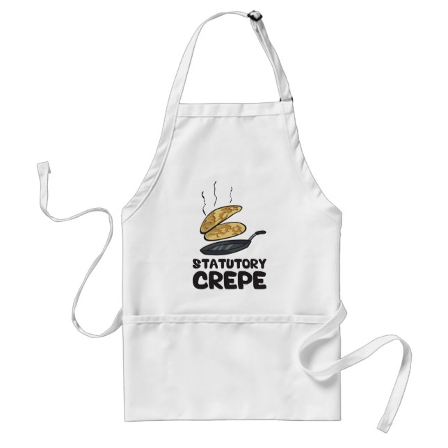 Statutory Crepe Adult Apron (Front)