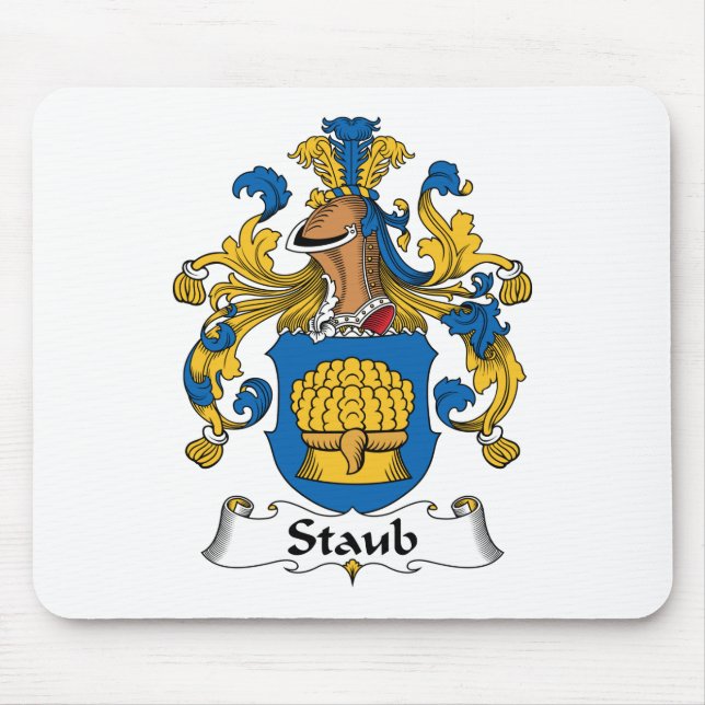 Staub Family Crest Mouse Pad (Front)