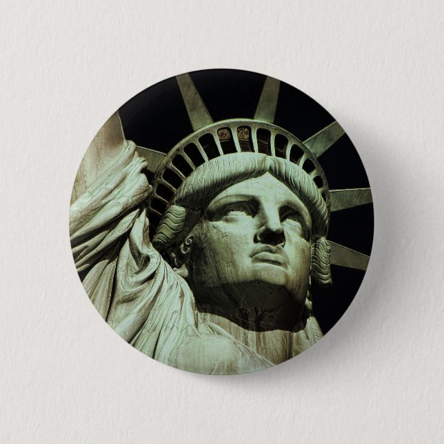 Staue of Liberty Pinback Button (Front)