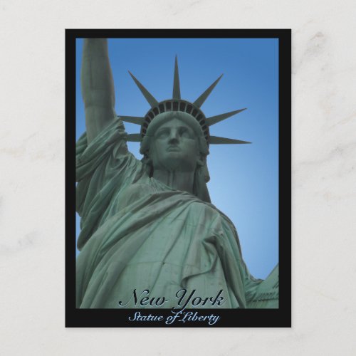 Staue of Liberty Postcard Custom New York Postcard
