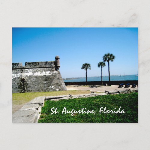 Staugustinefort St Augustine Florida Postcard
