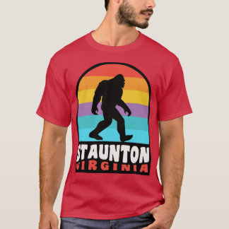 Staunton Virginia Retro Sunset T-Shirt