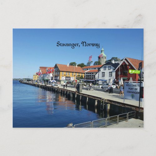 Stavanger Norway Postcard