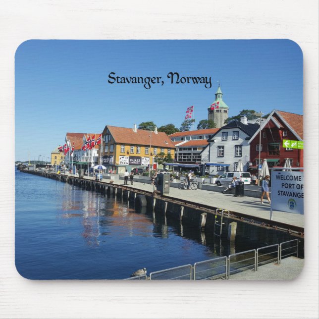 Stavanger, Norway scenic photo Mouse Pad (Front)