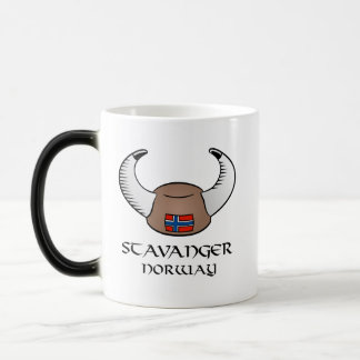 Stavanger Norway Viking Hat Color Morph Mug