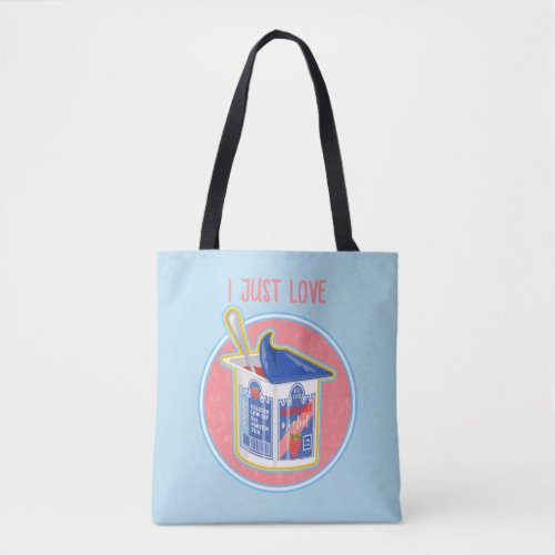 Stawberry yogurt tote bag