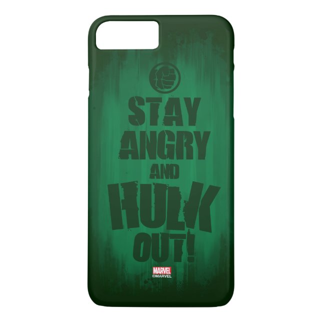 Stay Angry And Hulk Out Case-Mate iPhone Case (Back)