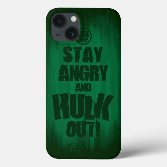 Stay Angry And Hulk Out Case-Mate iPhone Case (Back)