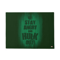 Stay Angry And Hulk Out Doormat