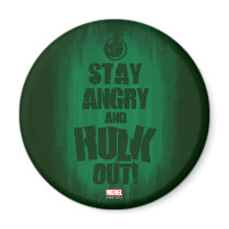 Stay Angry And Hulk Out Magnet