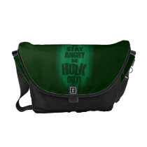 Stay Angry And Hulk Out Messenger Bag