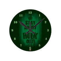 Stay Angry And Hulk Out Round Clock