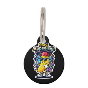 Stay Appeeling! – Cute Banana Confidence Pet ID Tag