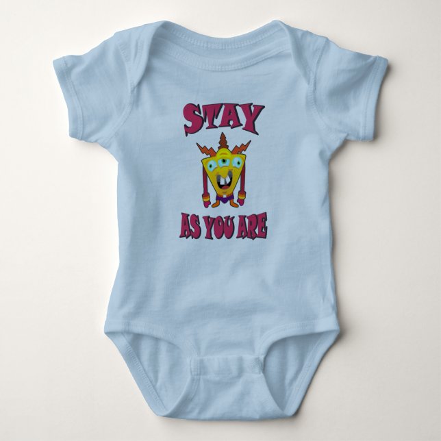 Stay as you are baby bodysuit (Front)