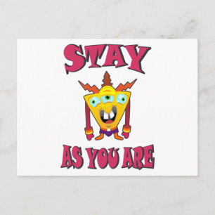 Stay as you are postcard