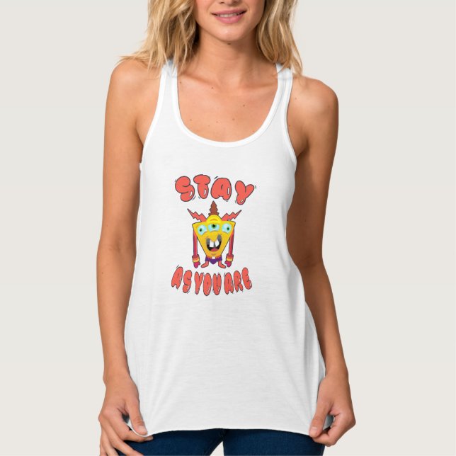 Stay as you are tank top (Front)