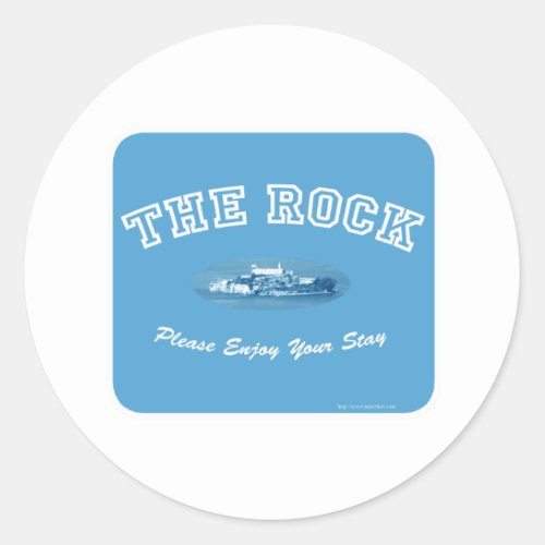 Stay at Alcatraz Classic Round Sticker