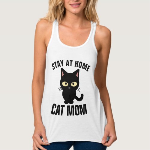 STAY AT HOME CAT MOM T_shirts