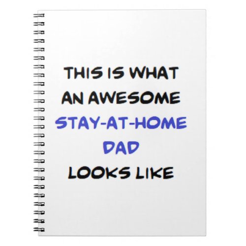 stay at home dad awesome notebook