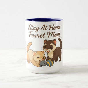 Stay At Home Ferret Mom Coffee Mug