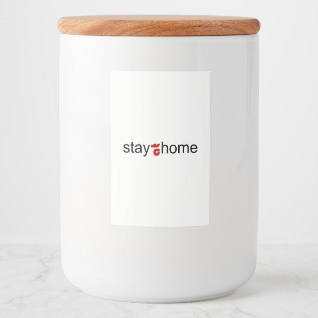 Stay at home food label (Front)