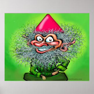 Stay at Home Gnome Poster