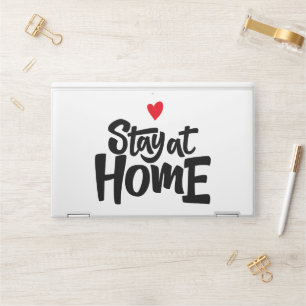 Stay At Home Heart HP Laptop Skin