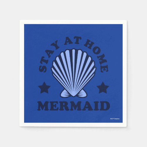 Stay At Home Mermaid Napkins