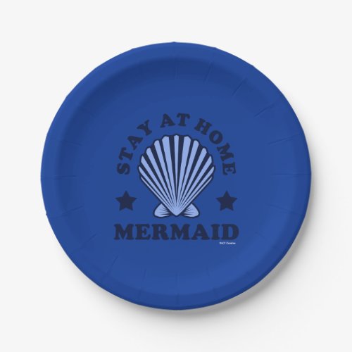 Stay At Home Mermaid Paper Plates