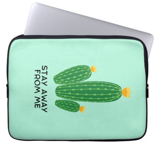 Stay Away From Me Funny Laptop Sleeve