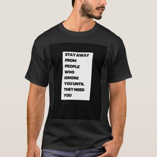 Stay Away From People Life Hack 2 T_Shirt